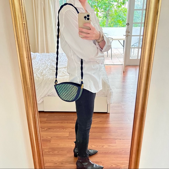 Vintage 1990s Bally Wicker Bag - Picture 12 of 17